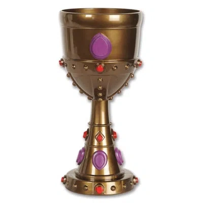 Beistle Plastic Jeweled Goblet - 8 oz - Pack Of 12 In Multicolor