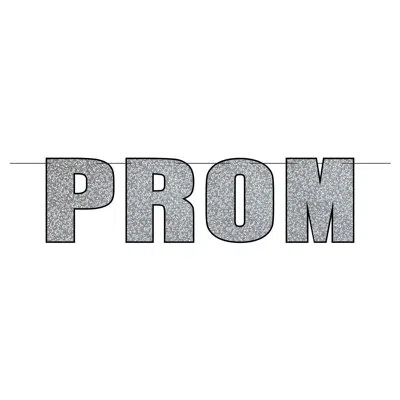 Beistle Prom Streamer - 14â¼" X 6' - Pack Of 12 In Silver