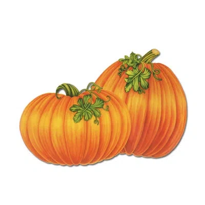 Beistle Pumpkin Cutouts - 15â½" - Pack Of 12 In Orange