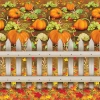 Beistle Pumpkin Patch Backdrop - 6 Pack In Multicolor