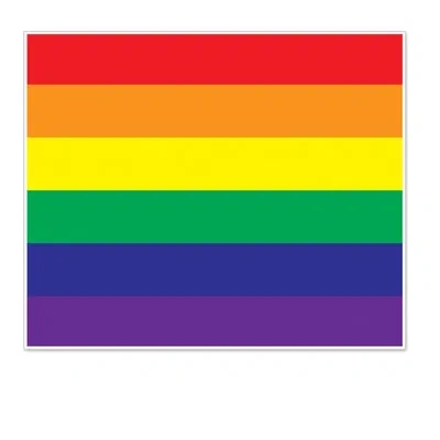 Beistle Rainbow Insta-mural Photo Op In Multicolor