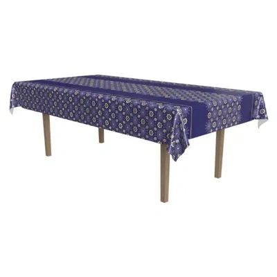 Beistle Ramadan Tablecover In Blue