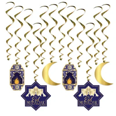 Beistle Ramadan Whirls - 17â½"-32â½" - Pack Of 6 In Multicolor