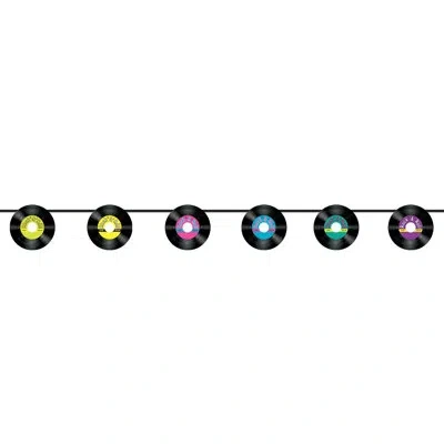 Beistle Records Streamer - 7" X 8' - Pack Of 12 In Multicolor