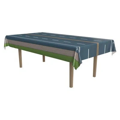 Beistle Road Tablecover - 54" X 108" - Pack Of 12 In Multicolor