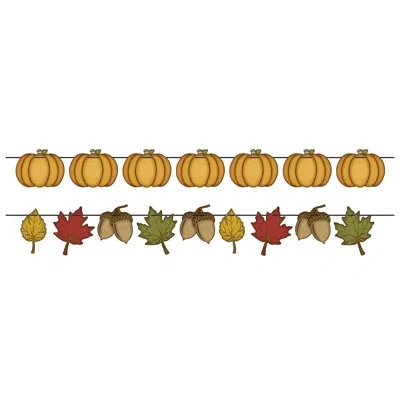 Beistle Rustic Fall Streamer Set In Multicolor