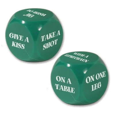 Beistle St Patrick Decision Dice Game In Green