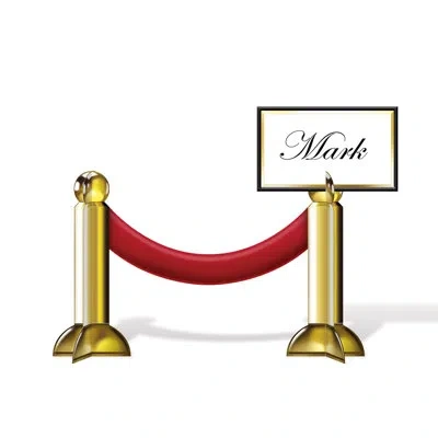 Beistle Stanchion Place Cards - 6" - Pack Of 12 In Multicolor