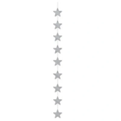 Beistle Star Stringer - 6' 6" - Pack Of 12 In Red