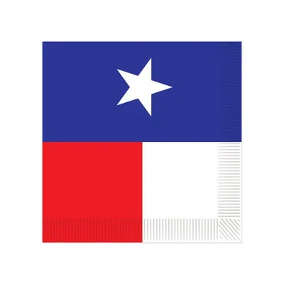 Beistle Texas Beverage Napkins - Pack Of 12 In Multicolor