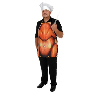 Beistle Thanksgiving Fabric Novelty Apron In Multicolor