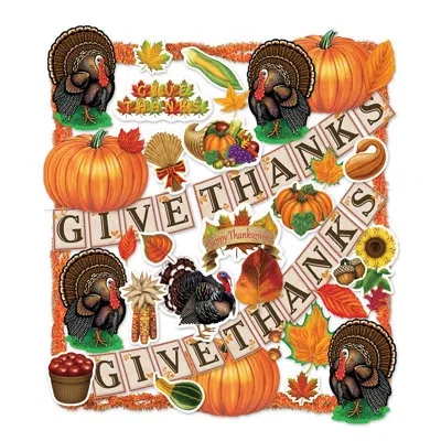 Beistle Thanksgiving Trimorama - 1 Pack In Multicolor