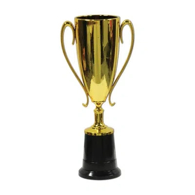 Beistle Trophy Cup Award - 8â½" - Pack Of 6 In Gold