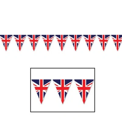 Beistle Union Jack Pennant Banner In Multicolor