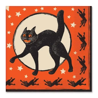 Beistle Vintage Halloween Luncheon Napkins In Multicolor