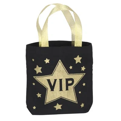 Beistle Vip Goody Bag - 8â¼" X 8â¼" - Pack Of 12 In Black