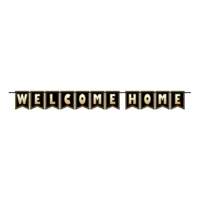 Beistle Welcome Home Streamer - Pack Of 12 In Multicolor