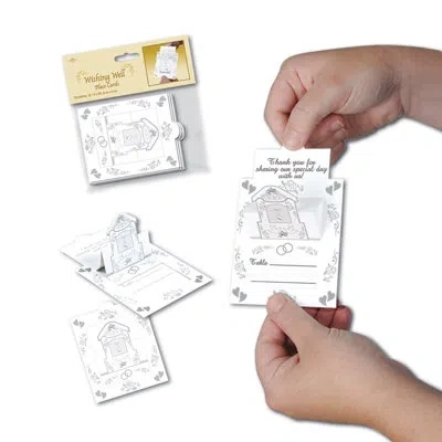 Beistle Wishing Well Place Cards In Multicolor