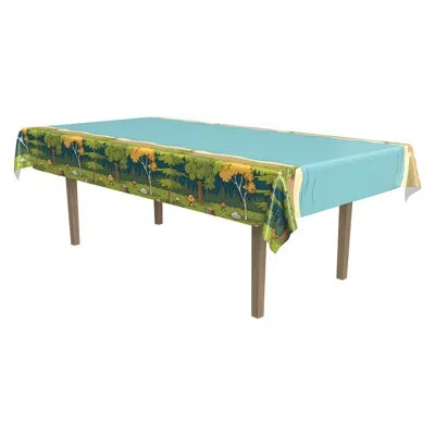 Beistle Woodland Friends Tablecover In Multicolor