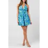 Beivy Chiffon Halter Minidress