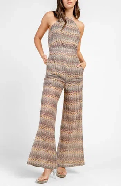 Beivy Halter Wide Leg Jumpsuit