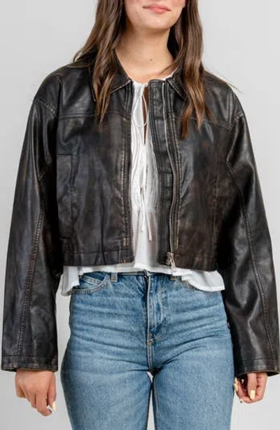 Beivy Moto Jacket In Black