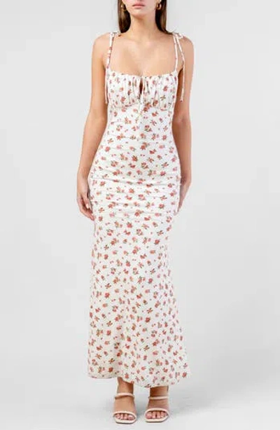 Beivy Rib Knit Body-con Maxi Dress In Red