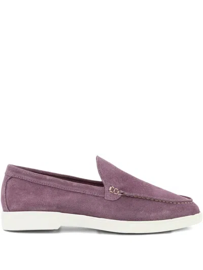 Bekk Slip-on Suede Loafers In Purple
