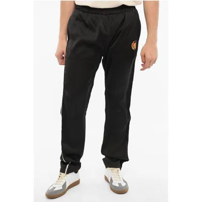 Bel-air Athletics Academy Joggers With Embroidered Logo And Side Stripes In Black