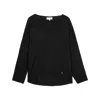 Bel Cashmere Women's Anais Cashmere Sweater Black In Black