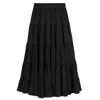 Bel Cashmere Women's Black Colette Silk Skirt In Black