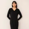 Bel Cashmere Women's Black Elisa Cashmere Dress In Black