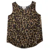 Bel Cashmere Women's Black / Yellow / Orange Claire Silk Top Leopard