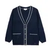 Bel Cashmere Women's Blue Luisa Cardigan In Blue