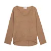 Bel Cashmere Women's Brown Anais Cashmere Sweater Camel In Brown