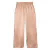 Bel Cashmere Women's Brown Jane Silk Pants In Latte In Brown