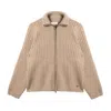 Bel Cashmere Women's Brown Nicole Cashmere Cardigan Beige In Brown