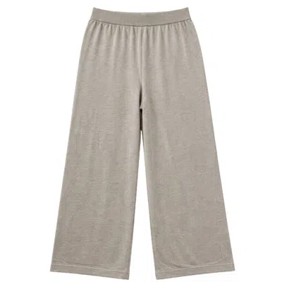 Bel Cashmere Women's Brown Positano Silk And Cashmere Pants
