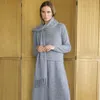 Bel Cashmere Women's Brushed Cashmere Scarf In Grey In Gray