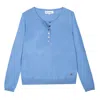 Bel Cashmere Women's Carla Sweater Blue In Blue