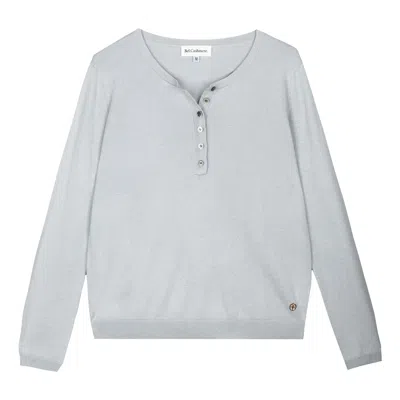Bel Cashmere Women's Carla Sweater Light Grey