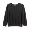 Bel Cashmere Women's Chelsea Cashmere And Silk Black Sweater In Black