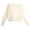Bel Cashmere Women's Claudia Brushed Cashmere White In White