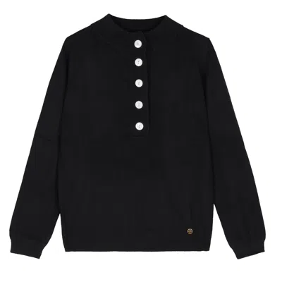 Bel Cashmere Women's Emi Sweater Black