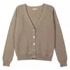 Bel Cashmere Women's Eva Cashmere Cardigan Brown In Brown