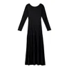 Bel Cashmere Women's Julia Knit Dress Black In Black