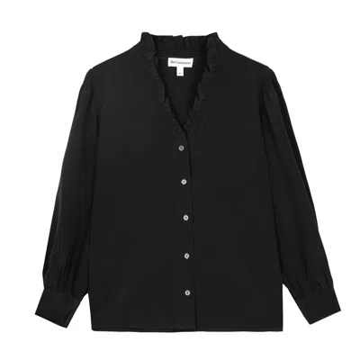 Bel Cashmere Women's Lauren Silk Blouse Black