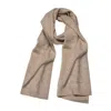 Bel Cashmere Women's Neutrals Big Knitted Cashmere Scarf Beige Jaspe In Beige