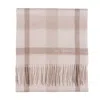Bel Cashmere Women's Neutrals Checked Cashmere Scarf In Beige In Beige