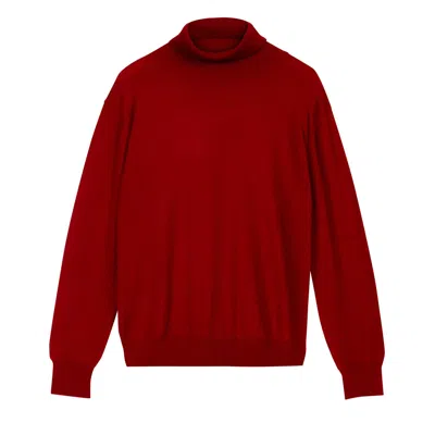 Bel Cashmere Women's Red Lisa Cashmere Sweater